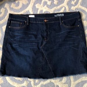 Gap denim stretch Retro mini skirt Plus Size 18/20